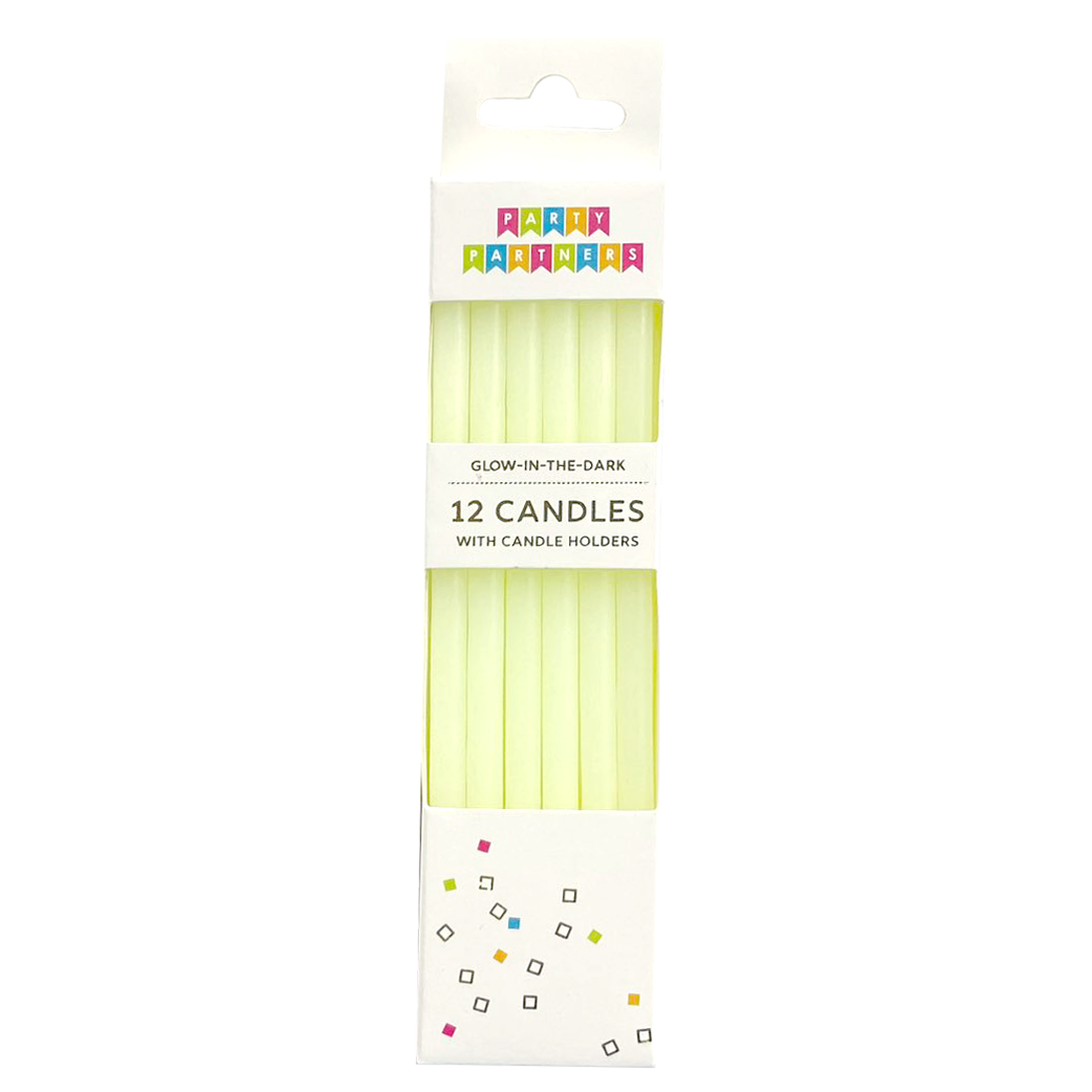 Glow In the Dark 12 Candle Set